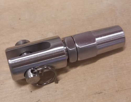 Embout À Sertir Manuel À Chape Pour Câble de 4mm Inox A2 Satiné Garde Corps - Imagen 5 de 9