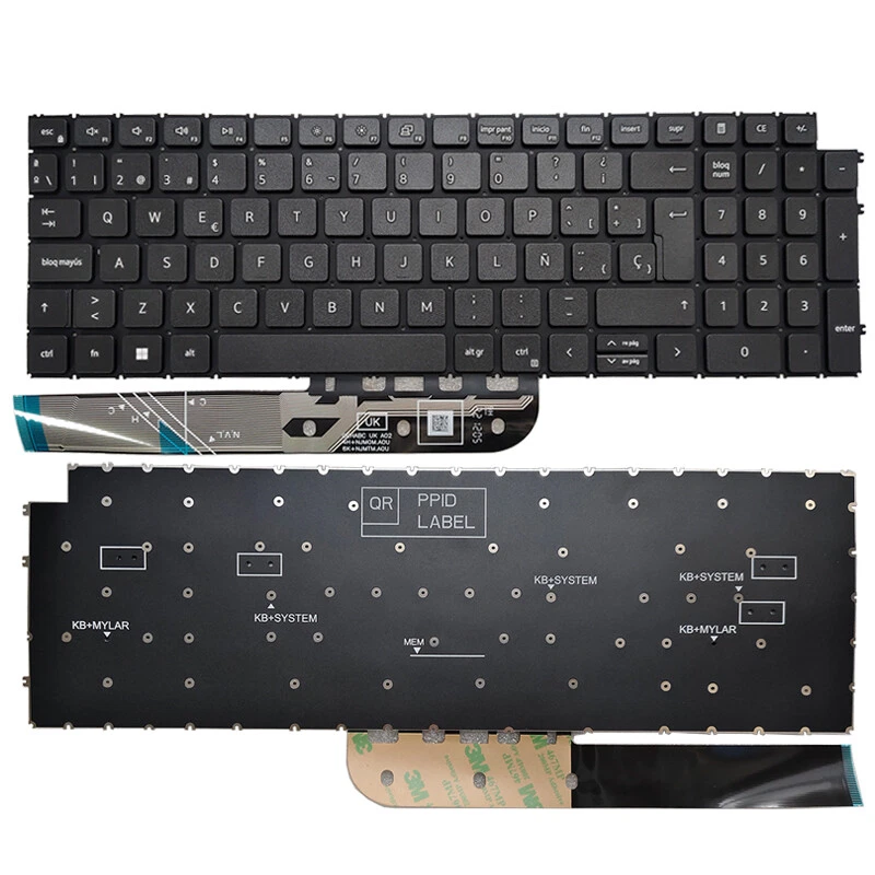 Clavier AZERTY Français Rétroéclairé Pour Dell Vostro 3700 - Neuf - Réf. 0TR3H8