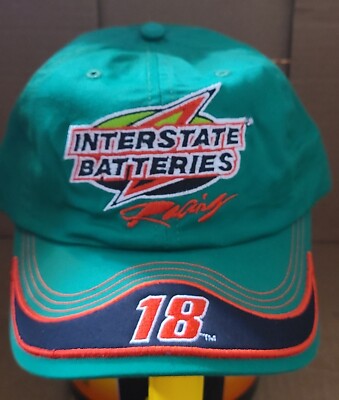 rare bobby labonte interstate batteries nascar hat sample new no tags green