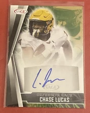 CHASE LUCAS 2022 SAGE Hit RC AUTO Autograph Black Lions Arizona State Sun Devils