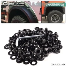 New Fit For Universal Pocket/Rivet Style Fender Flares Screw/Bolt Hardware Kit