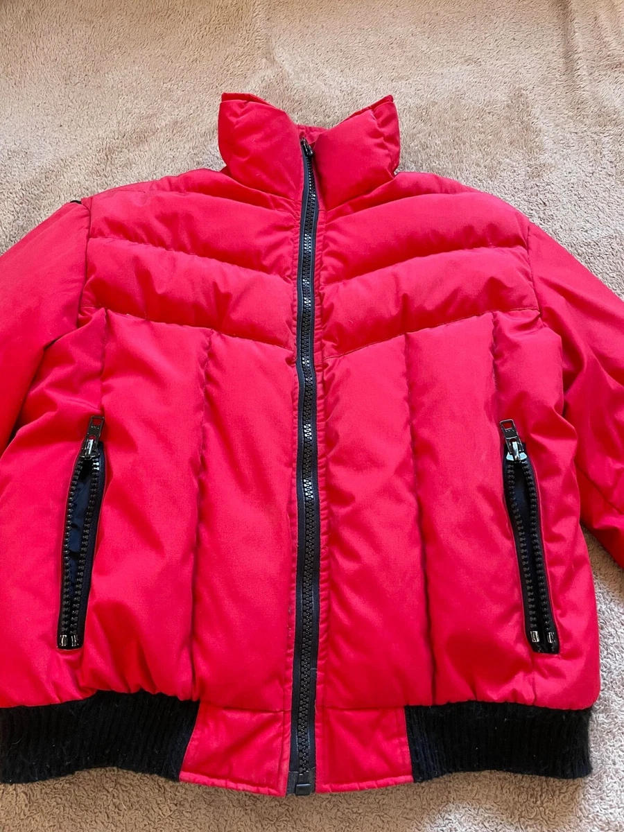Good for nothing shop red puffer jacket