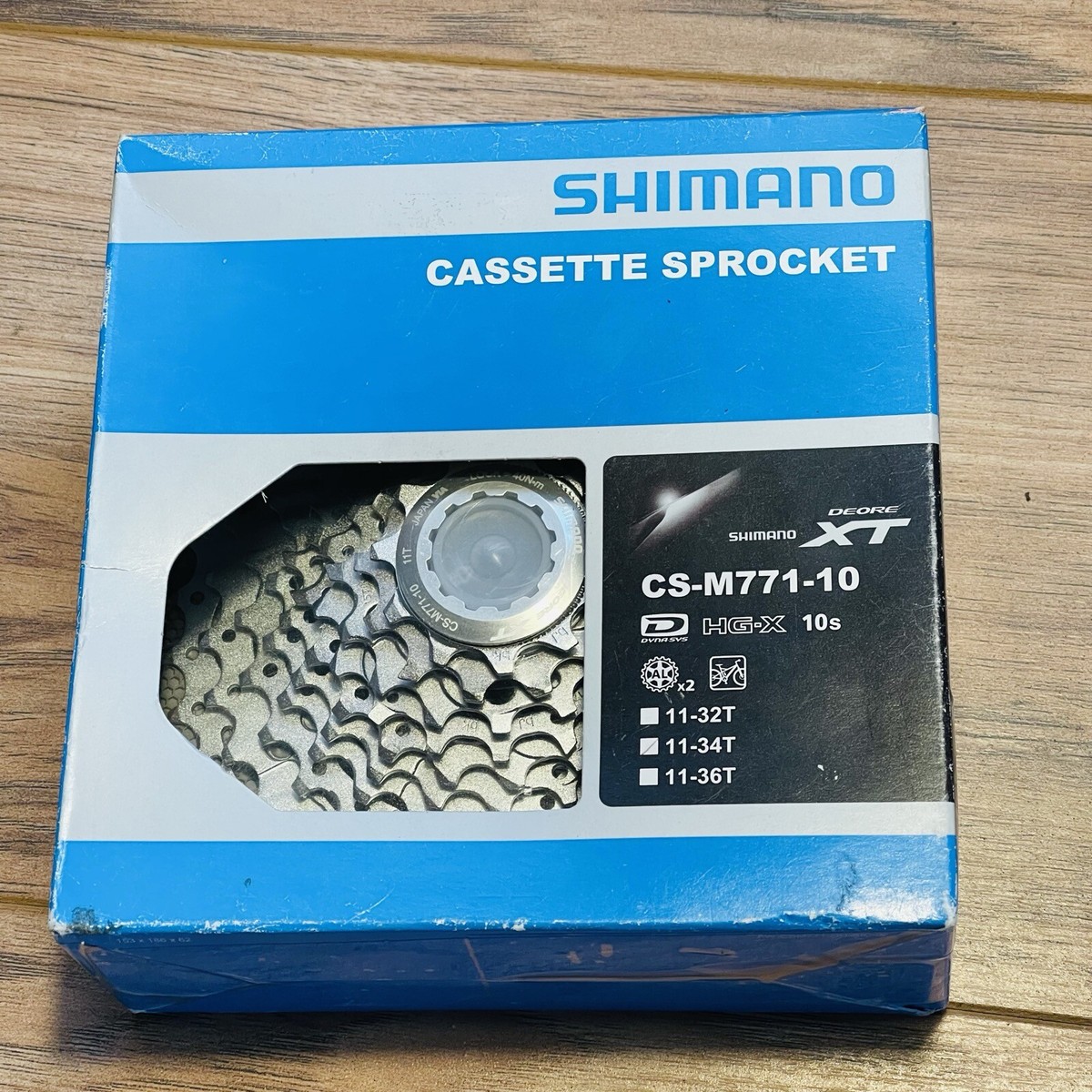 Shimano Deore XT CS-M771-10 11-34 10 Speed Cassette New In Box | eBay
