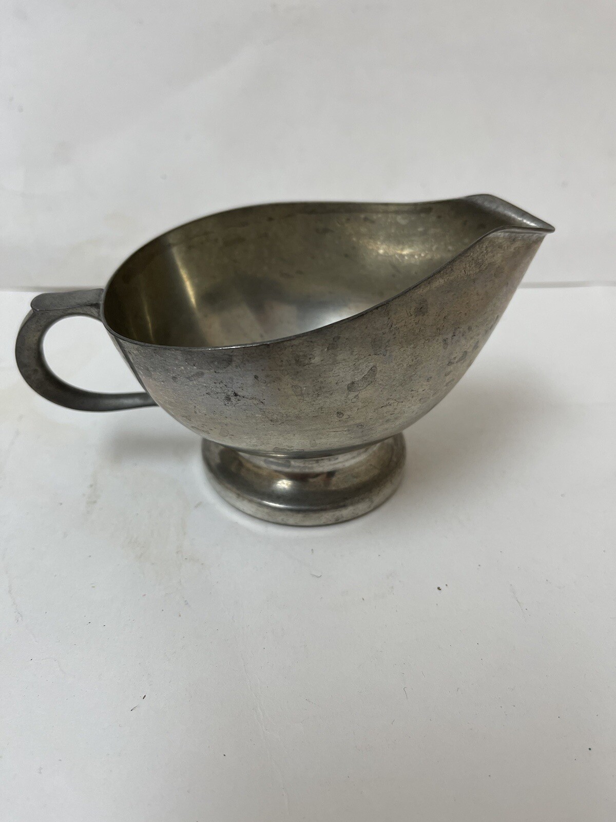 RARE Vintage Pewter creamer Queen Art Pewter Brooklyn NY 385 eBay