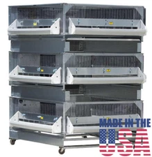 0703 GQF Brooder and 2 Expanded Grow Pens - American Made