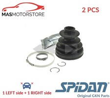 CV JOINT BOOT KIT PAIR FRONT RIGHT WHEEL SIDE SPIDAN 21137 2PCS I NEW