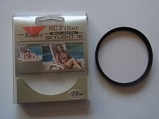 Kenko 72mm MC Skylight Filter with Case Used Photography Accessory