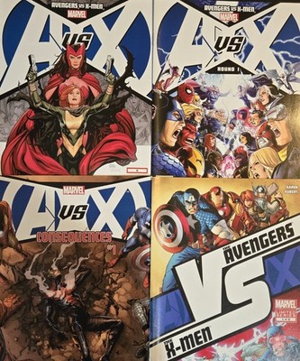 Avengers Vs X-Men AvX 0 #1-12 + Consequences #1-5 + VS #1-6 Marvel Comic Set Lot
