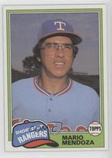 1981 Topps Traded Mario Mendoza #801 0uf1
