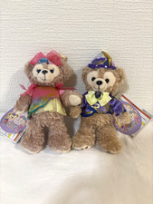 NOS Tokyo DisneySea 2017 Fashionable Easter Duffy ShellieMay Plush Badge Set NWT
