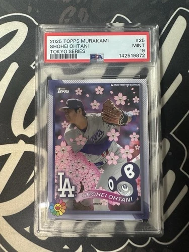SHOHEI OHTANI 2025 TOPPS MURAKAMI TOKYO SERIES DODGERS PSA 9🌸🌸
