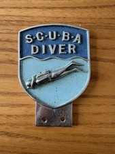 SIEBE GORMAN SCUBA DIVING VINTAGE MOTOR CAR BADGE EMBLEM