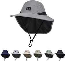 Kids Sun Hat with Neck Flap UPF 50 UV Protection Wide Brim Breathable Fishing