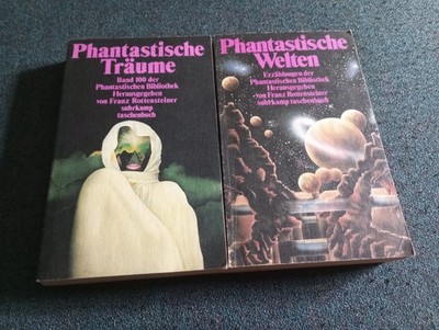 2x Franz Rottensteiner Phantastische Träume & Phantastische Welten Suhrkamp TB