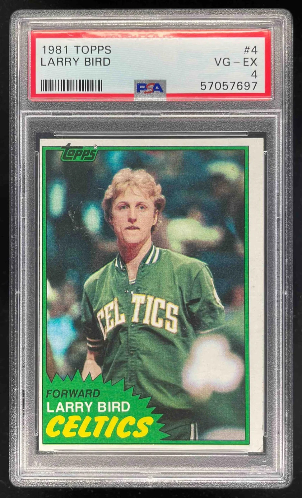 1981-82 Topps #4 Larry Bird PSA 4