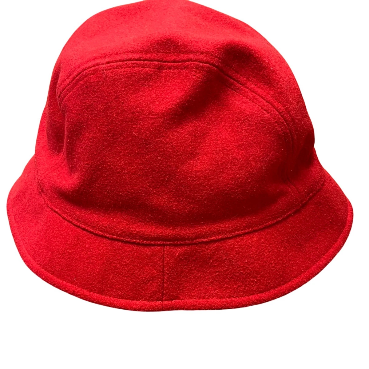 Wool Blend Bucket Hats Red Hats for Women for sale | eBay