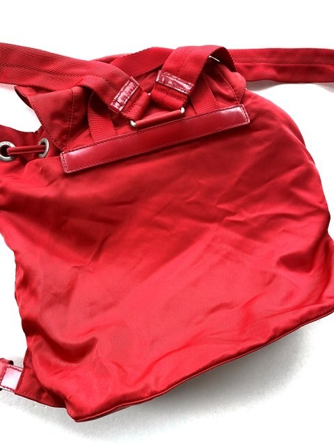 PRADA Backpack B6677 Nylon VELA Backpack Red Red ROSSO from japan thumbnail 2