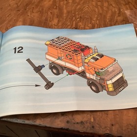 Lego 7991 City Recycle Truck Manuals Minifigure Partial Set With Booklet