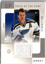 2001-02 SP Game Used Tools of the Game Al MacInnis #AM