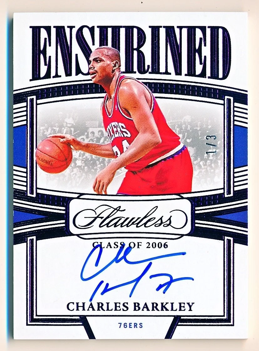 Revolution Charles Barkley Auto サイン　NBA Framed Facsimile Autographed Charles Barkley 35x39 Philadelphia