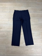 Footjoy Performance Golf Trousers Men’s W34 L31 Navy Stretch Logo Straight Leg