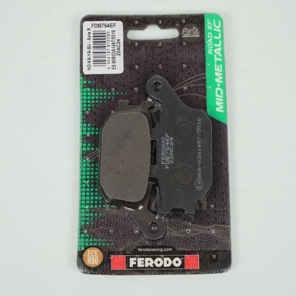 Plaquette de frein Ferodo pour Moto Suzuki 1250 Gsf Bandit S/N Abs 2007 à 2019 - Photo 1/2