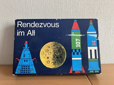 Spiel - Rendevous im All - Bielefelder Spielkarten - Vintage Mondlandung 1969