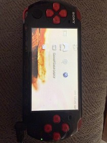 Sony PSP-3000 Playstation Portable Console - Black/Red, Ships From USA