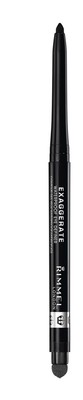 Rimmel London Exaggerate Waterproof Eye 1 Count (Pack of 1), Blackest Black 