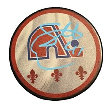 SCOTT WEDGEWOOD SIGNED COLORADO AVALANCE NORDIQUES PUCK AUTOGRAPH 