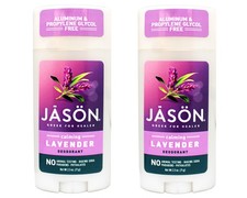 2 Pack - Jason Deodorant Stick Calming Lavender, 2.5 OZ