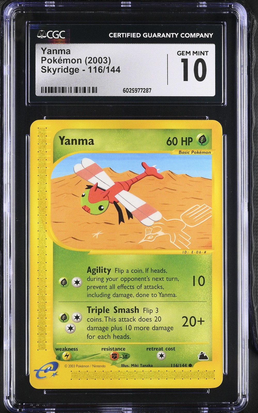 YANMA E-Card Skyridge #116 CGC 10 Pokemon [Nostalgium]