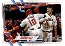 #166 Elbows Only - Los Angeles Angels - 2021 Topps Baseball