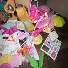 Large Barbie Lot VTG. 80s-today Dolls, Furniture, Clothes, Pamphlets, Food &  — photo 6