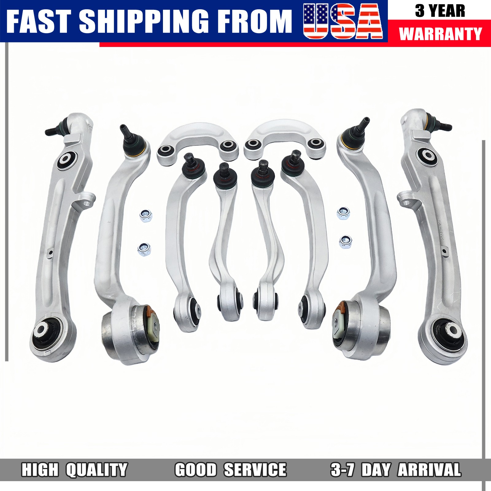 Bentley Continental GT 2004-2019 FRONT+UPPER Control arm P/N 3W0407510