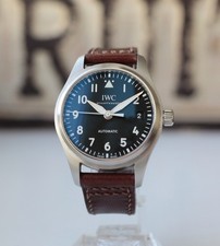 AUTHENTIC IWC PILOT 36 IW324010 WATCH STAINLESS STEEL BOX PAPERS MARK XII XI XVI