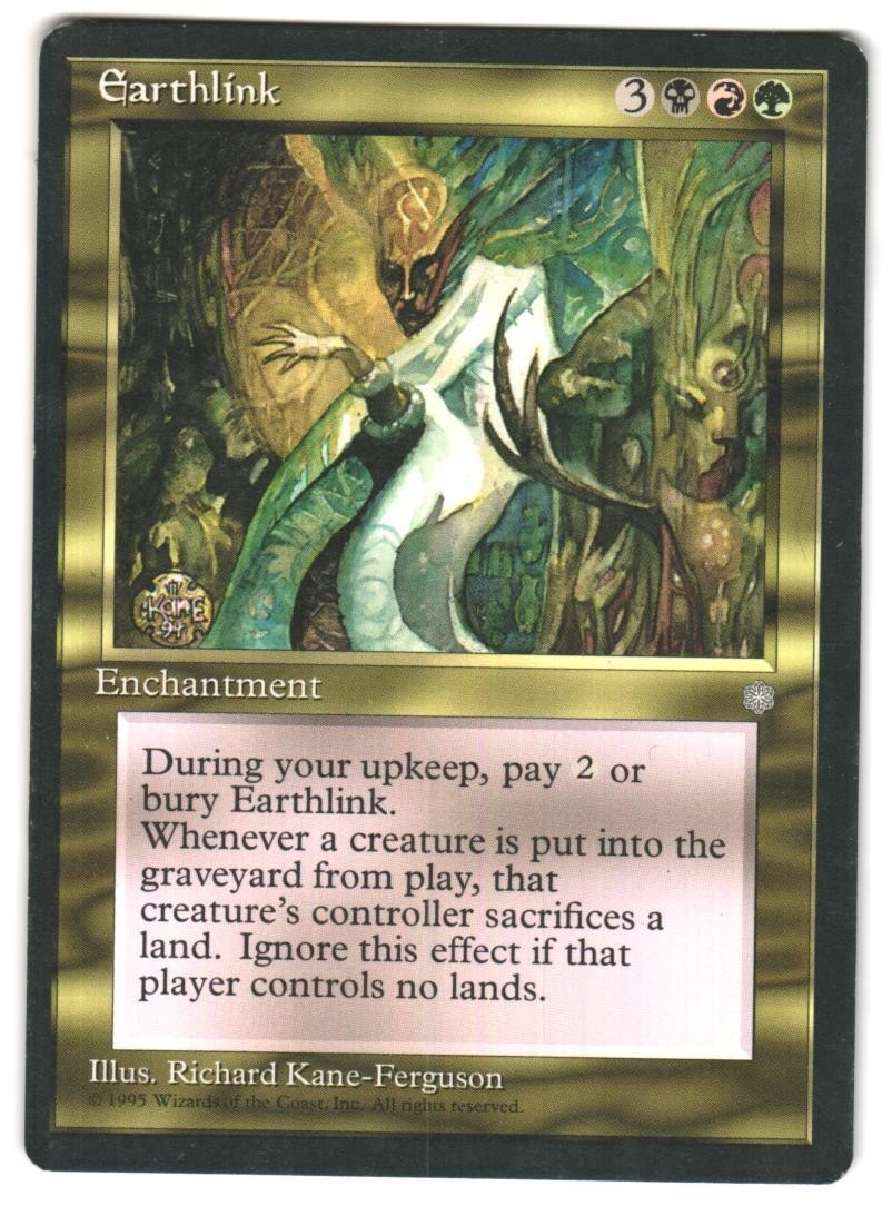 MTG Earthlink Ice Age ICE Reserved List Rare Richard Kane Ferguson Art LP