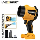 For Dewalt 20V Battery Handheld Cordless 2-in-1 Leaf Blower & Desk Vacuum 508CFM
