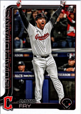 2025 Topps #401 David Fry Cleveland Guardians