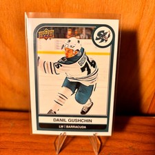 2023-24 Upper Deck AHL #100 Danil Gushchin San Jose Barracuda Sharks Rookie