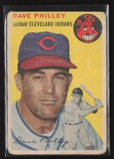 1954 Topps #159 Dave Philley - Low Grade
