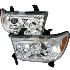 Spec-D Tuning 2LHP-TUN07-TM Halo LED Projector Headlights for 07 to 11 Toyota...