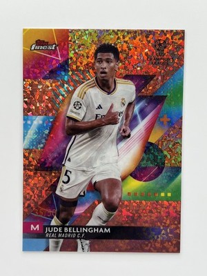 Topps Finest 2023/24 UCC Jude Bellingham 35/50 #112 Real Madrid Gold Sparkle