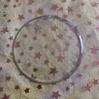 antique round beveled glass for pendulum