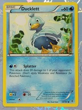 Ducklett 29/101 Plasma Blast Common Pokemon Card LP