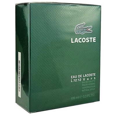 LACOSTE Eau de Lacoste L.12.12 Vert Eau de Toilette Pour Homme- Vintage
