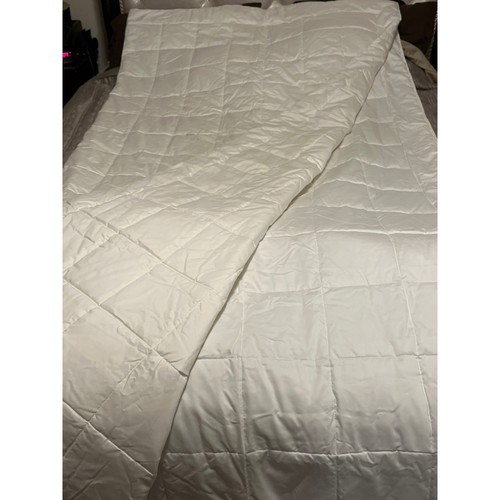 Inserto copripiumino matrimoniale bianco Cuddledown - Foto 4 di 7