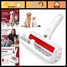Reusable Pet Hair Remover Lint Roller for Dogs  Cats - Easy Clean Tool for Couc