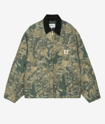 Carhartt WIP OG Detroit Jacket Winter Organic Cotton 'Dearborn' Canvas Mens L