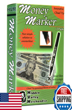 HVM Counterfeit Money Detector Pen 12-Pack, False Currency Checker Marker